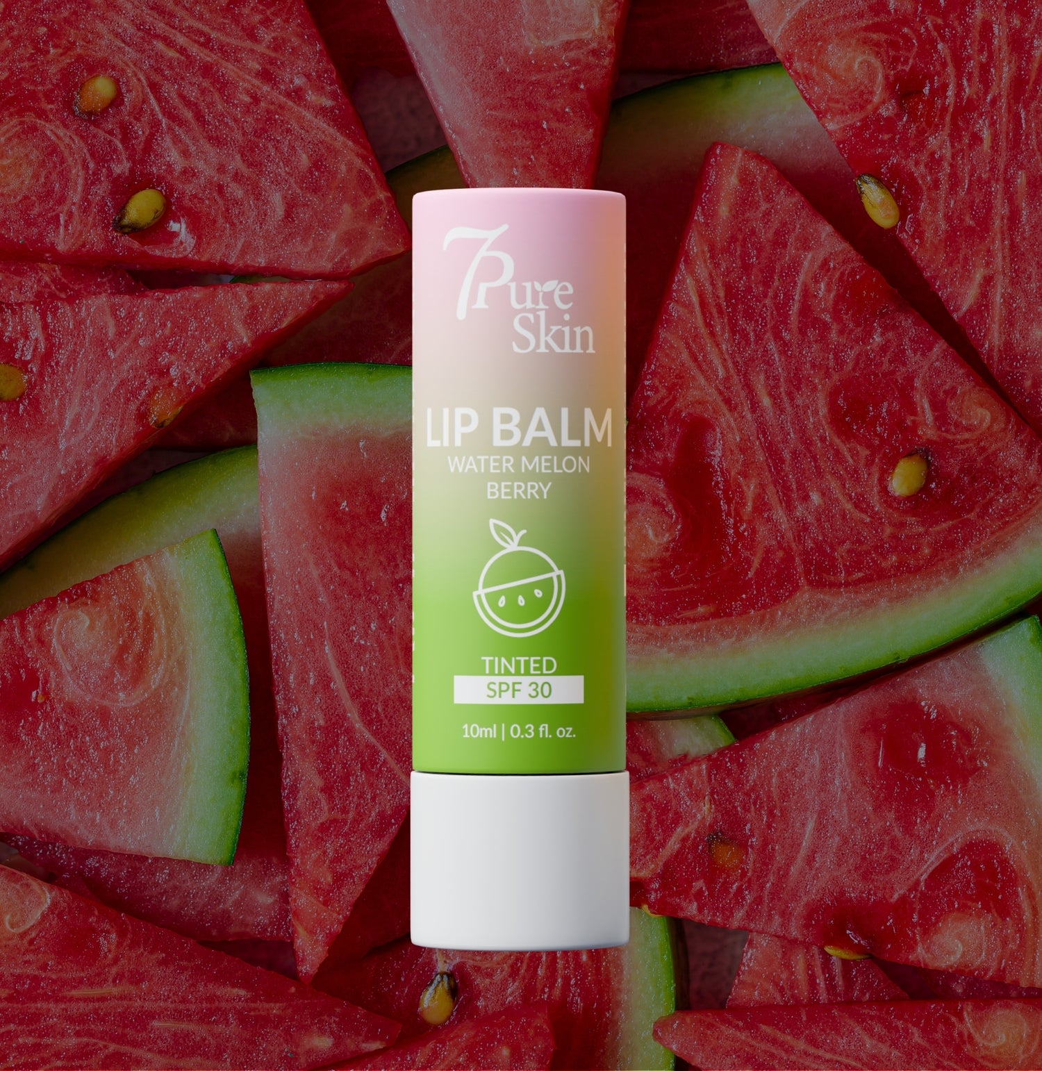 Skin SPF 30 Tinted Watermelon & Berry Lip Balm – Hydrating & Protective