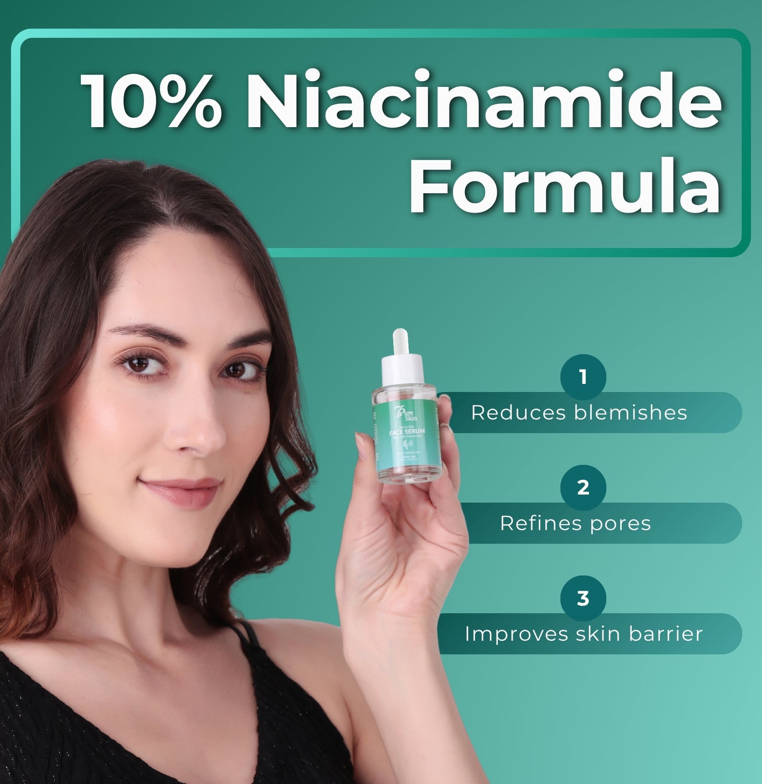 Skin Rice & Oats 10% Niacinamide Face Serum with Hyaluronic Acid – 30ml